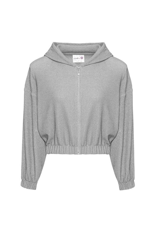 Gray & Silvery Venus Hoodie