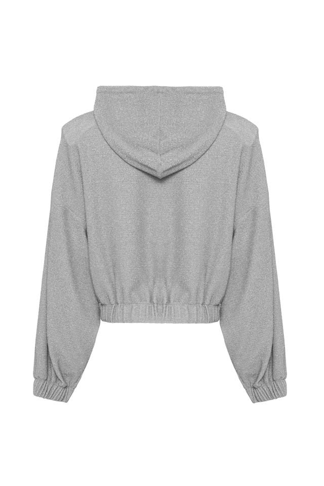 Gray & Silvery Venus Hoodie