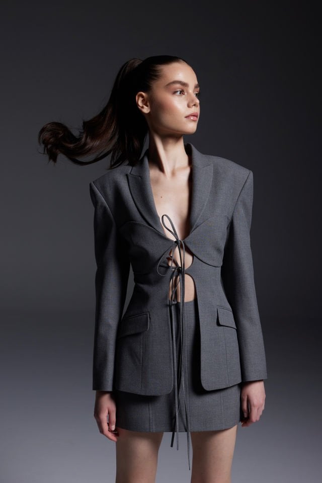 Gray Butterfly Jacket