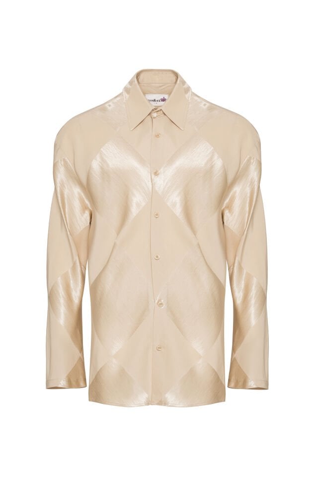 Pumpkin Chequered Shirt