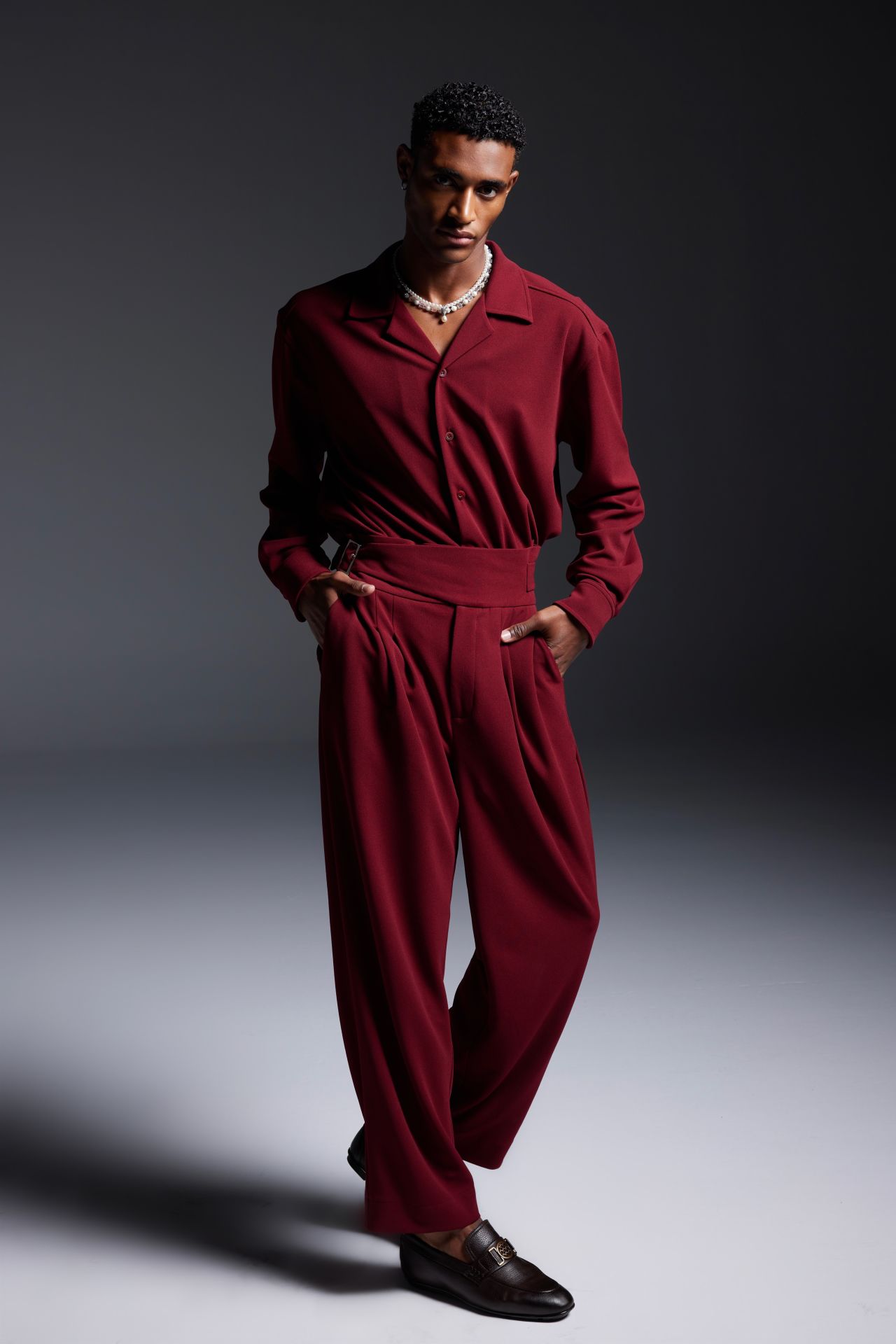 Burgundy Cocktail Pant