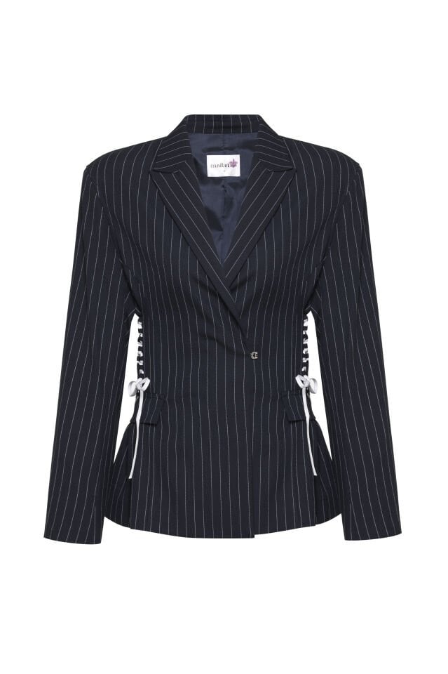 Striped Navy Blue Jacket