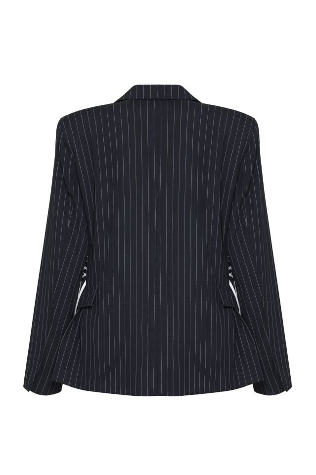 Striped Navy Blue Jacket