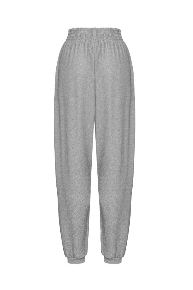 Gray & Silvery Venus Sweat Pant