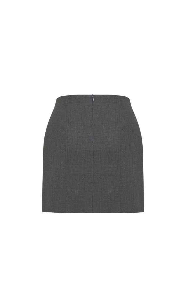 Gray Butterfly Skirt