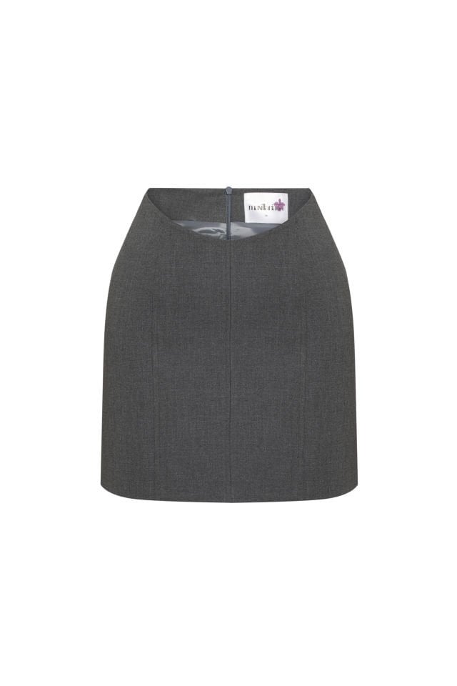 Gray Butterfly Skirt